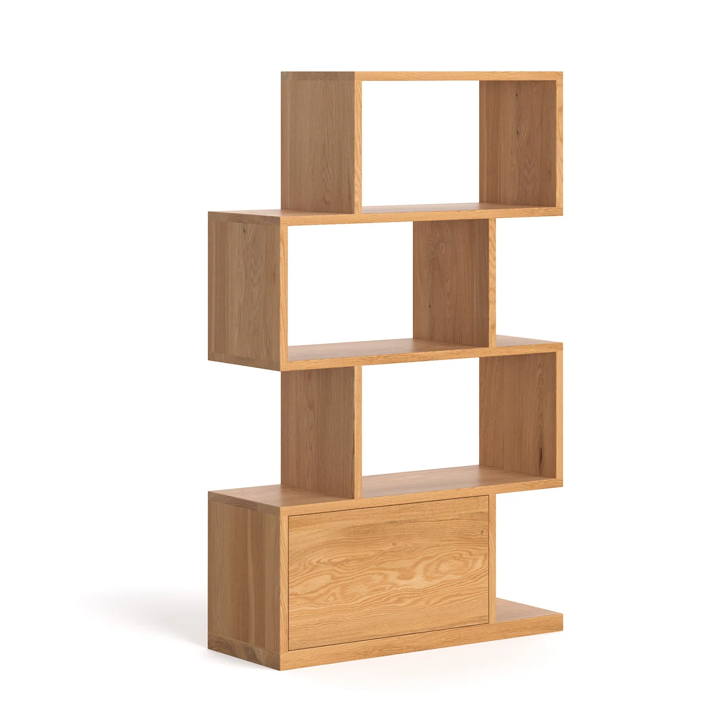 Domino-Bücherregal aus Holz
