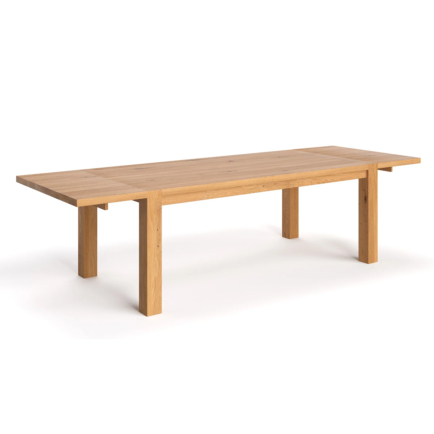 Ausziehbarer Gustav-Tisch aus Massivholz