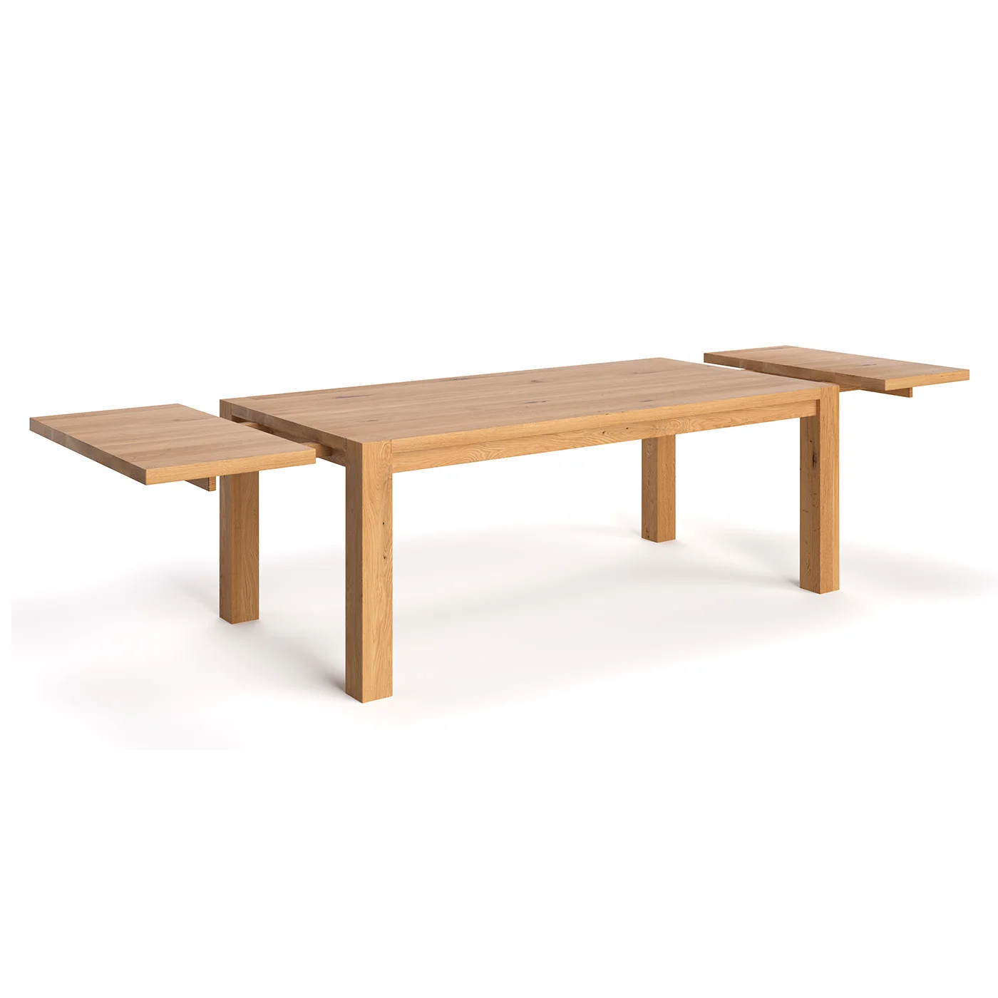 Ausziehbarer Gustav-Tisch aus Massivholz