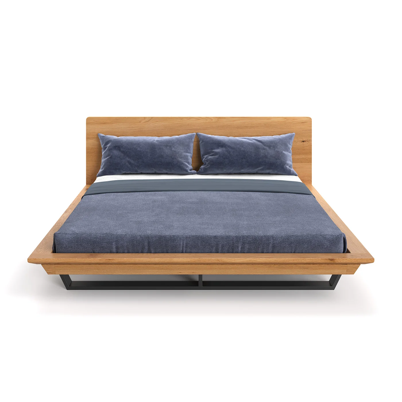 Nova-Slim-Bett aus Massivholz