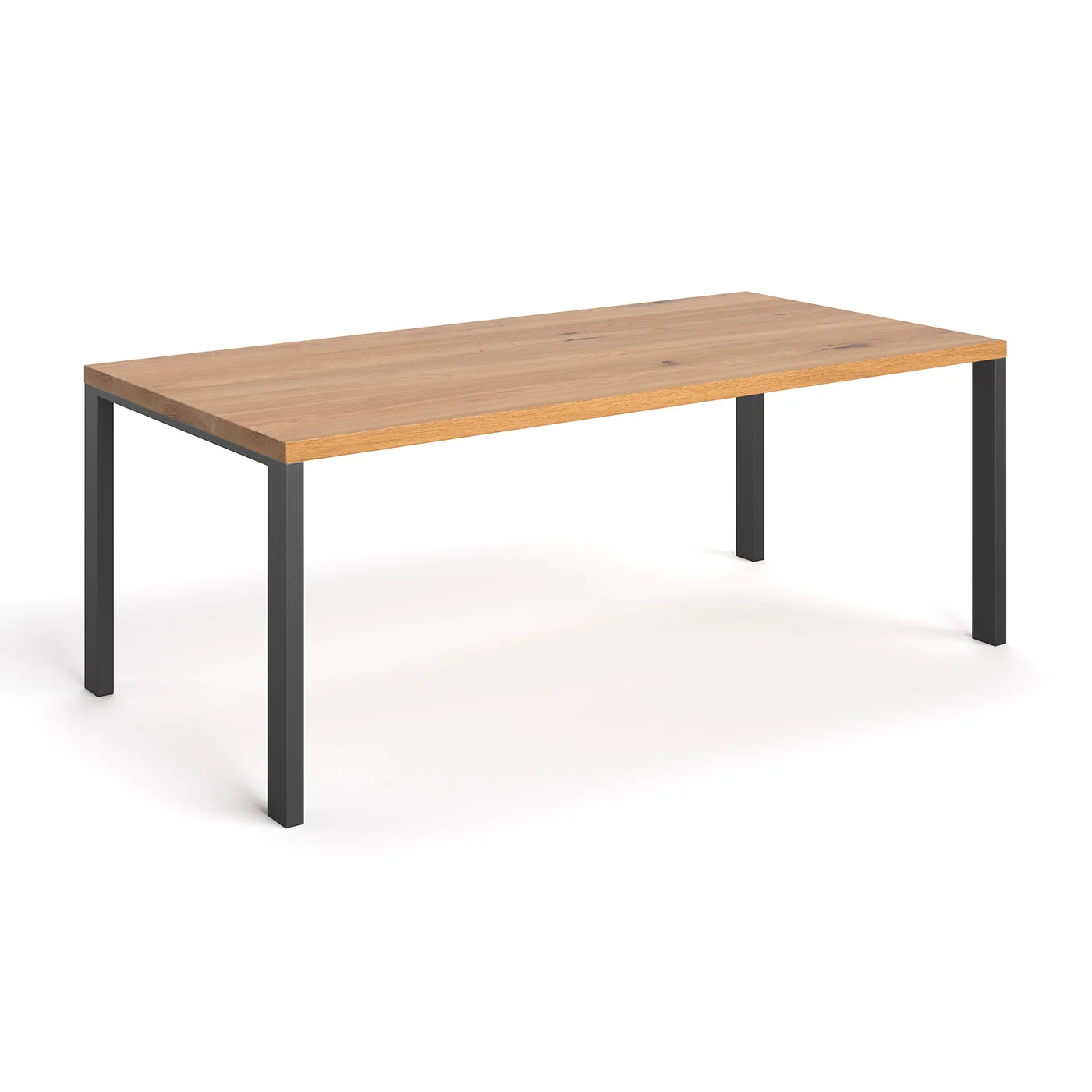 Ramme-Tisch aus Massivholz